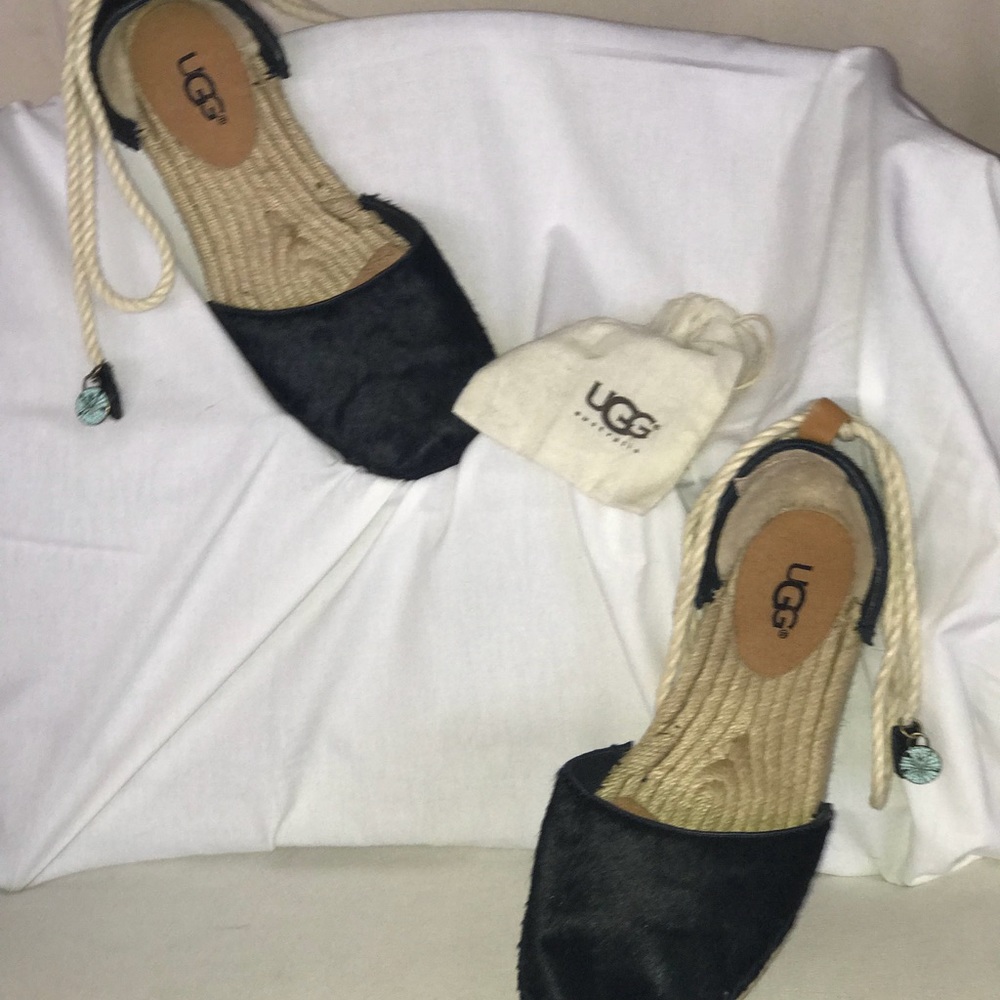 Ugg Cowhide Espadrille Flats