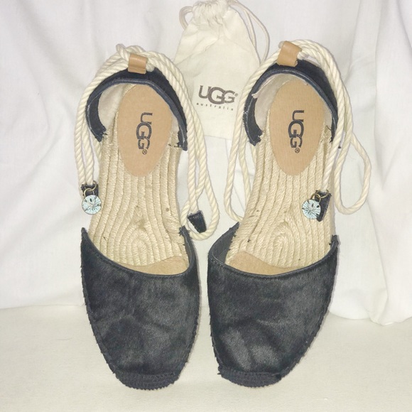 Ugg Cowhide Espadrille Flats