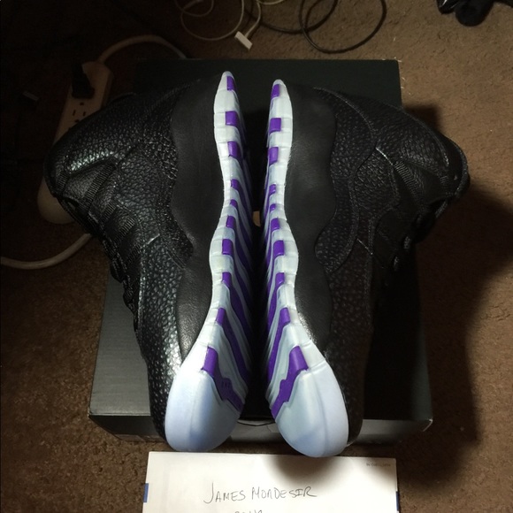 SOLD! Nike Air Jordan 10 PARIS - Picture 4 of 5