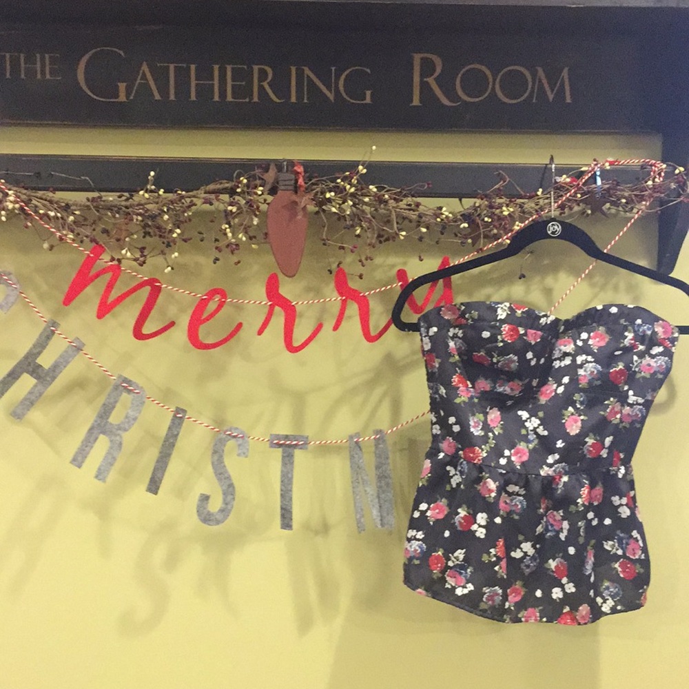 Straples Floral shirt