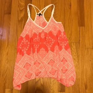 Coral and white Love Culture tank
