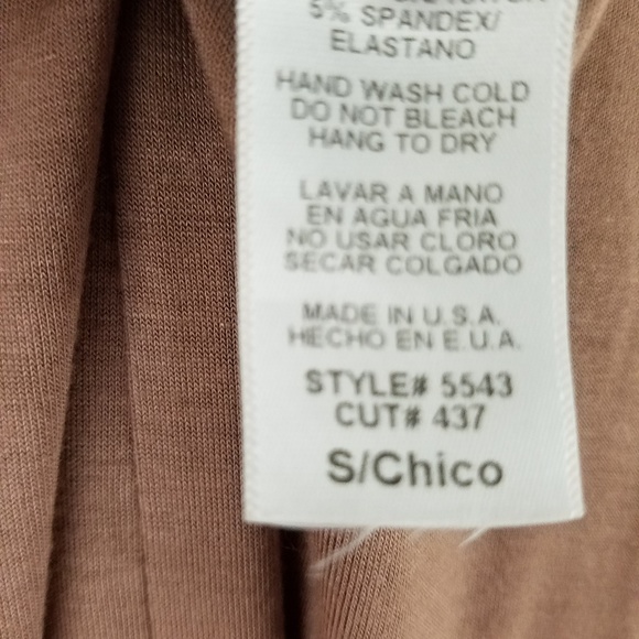 Solid Tie-dyed, Pattern Bottom, Tunic - Picture 4 of 4