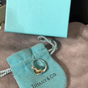 Authentic Tiffany & co pinky ring