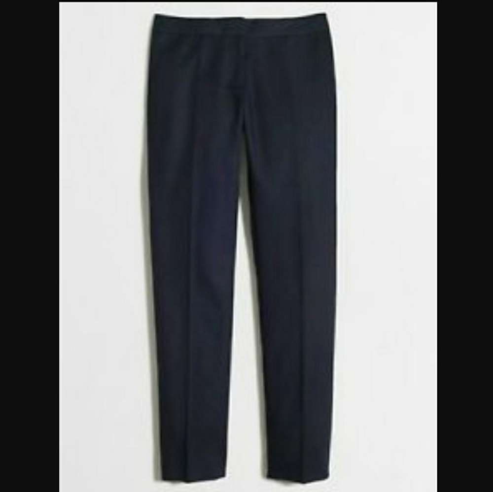 J Crew Cotton Ankle Suiting Pant