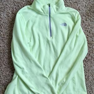 Light green North Face Pullover. Gently worn!