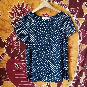 LOFT Polka Dot Blouse