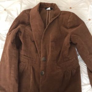 Brown corduroy Jcrew blazer