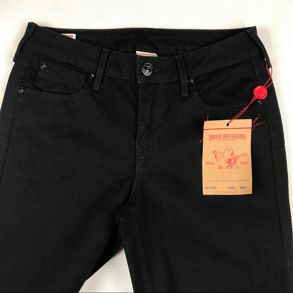 True Religion Stealth Dana Trouser Jean Wide Leg