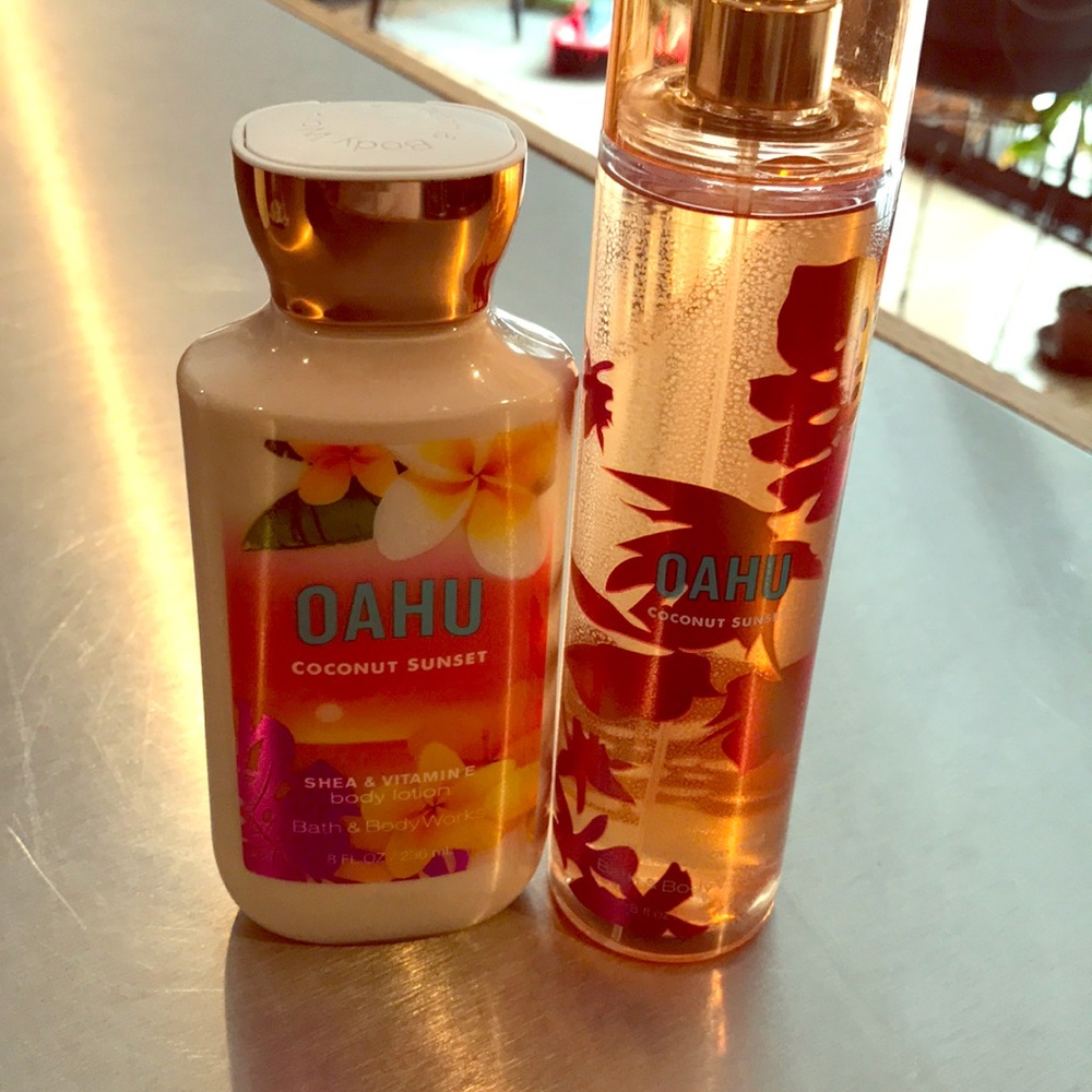 Bath and body works lotion and spray