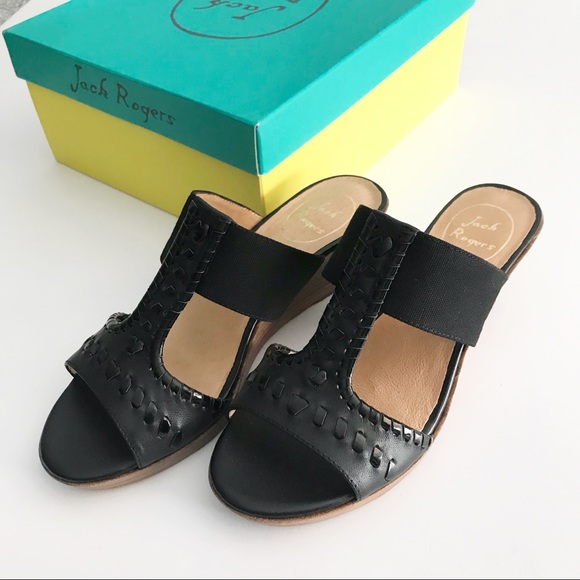 Jack Rogers Shoes - NWT! Jack Rogers black wedges