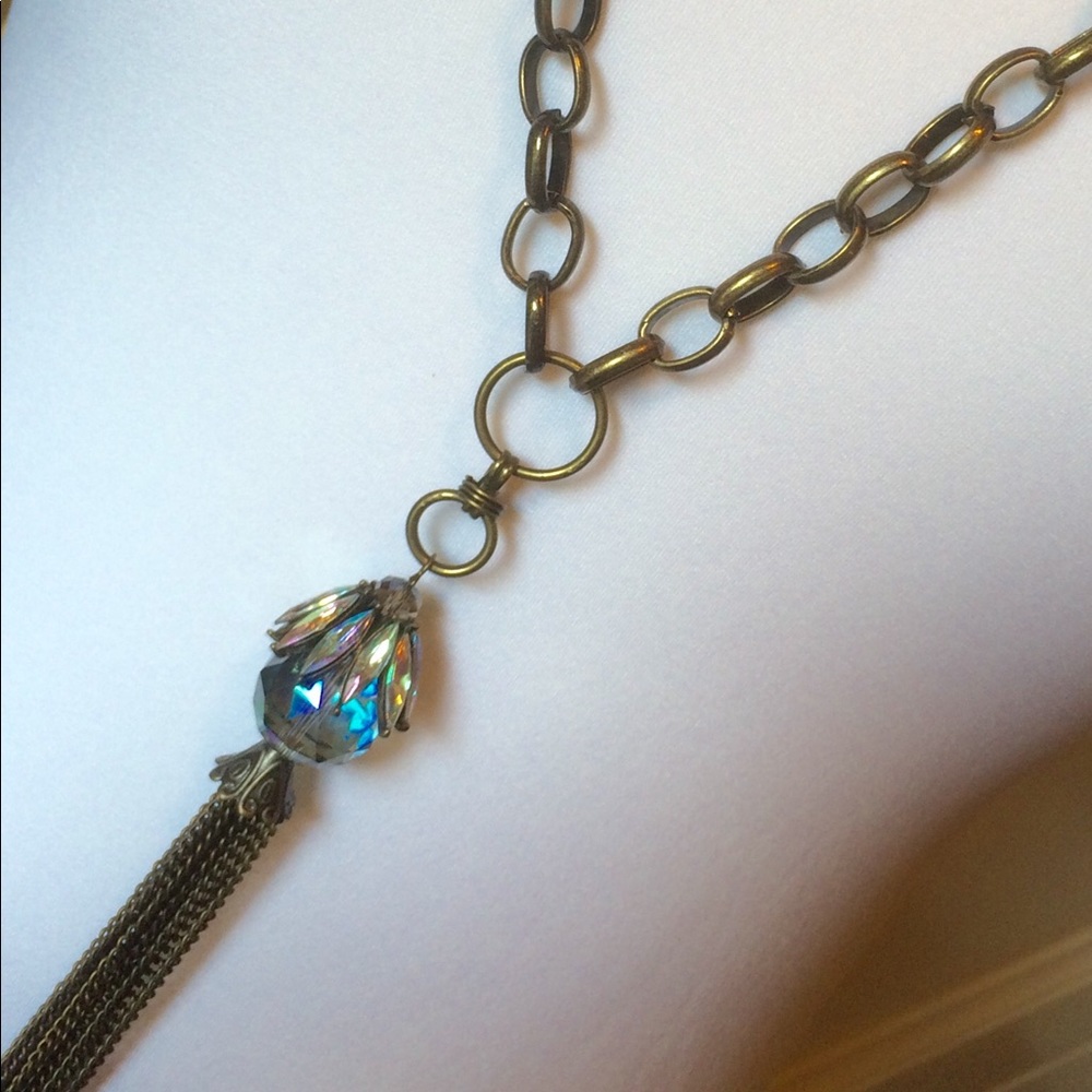 ⚜️Crystal Ball ~ Tassel Necklace⚜️