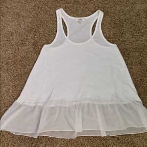 Umgee White Tank Top. Adorable under anything!