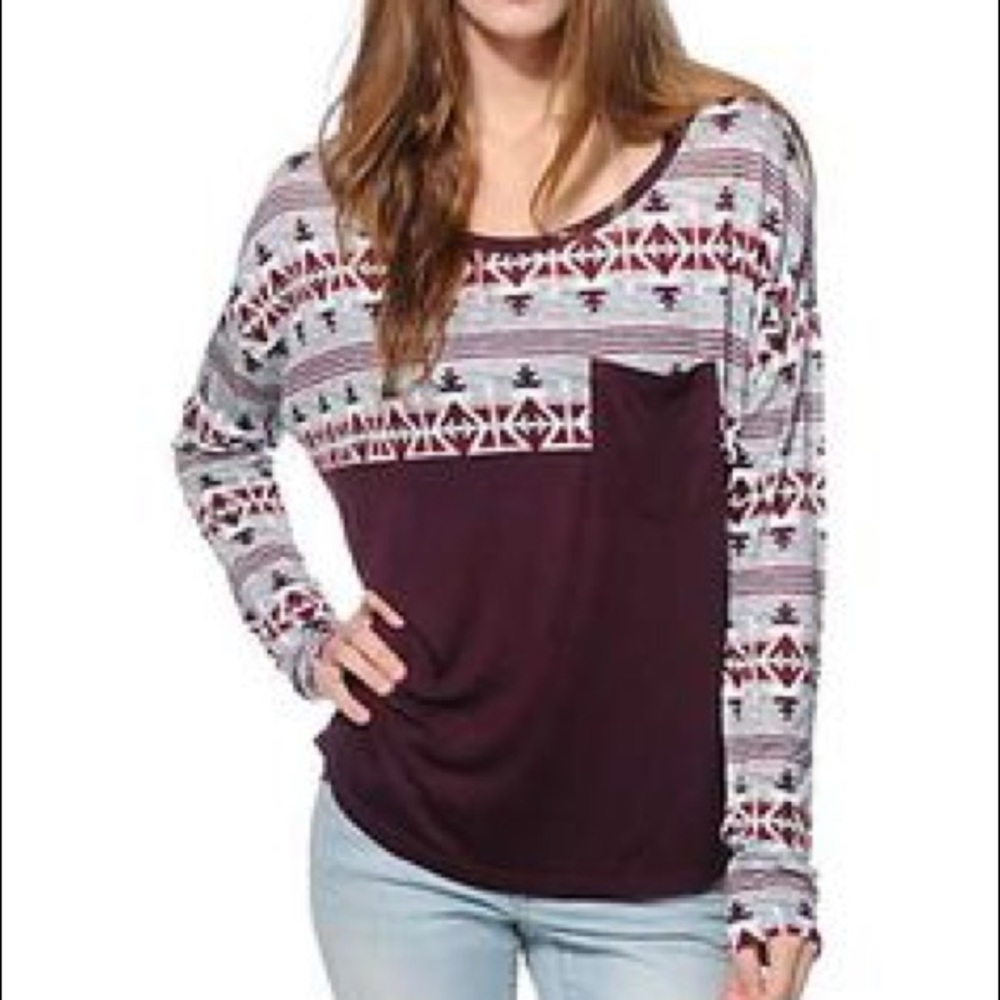 Zumiez relaxed fit long sleeve