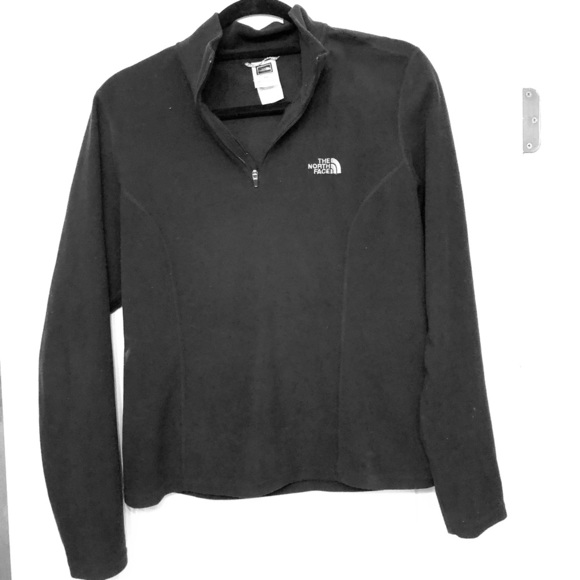 The North Face Jackets & Blazers - Black North Face Quarter Zip fleece pull over