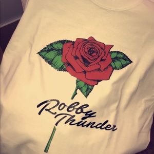 Floral “RobbyThunder” limited edition shirt
