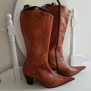 Italian leather boot