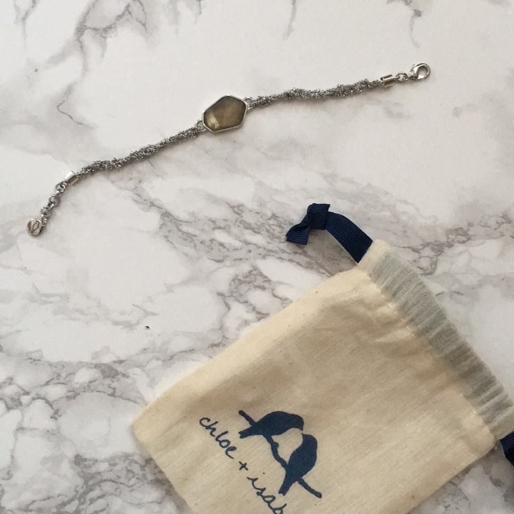 Ocean lace bracelet.