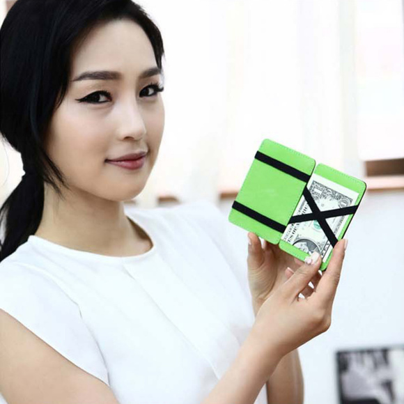 Slim Magic Wallet leather Purse Men & Women - Picture 7 of 8