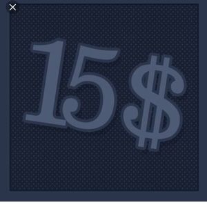 $15 SALE!!