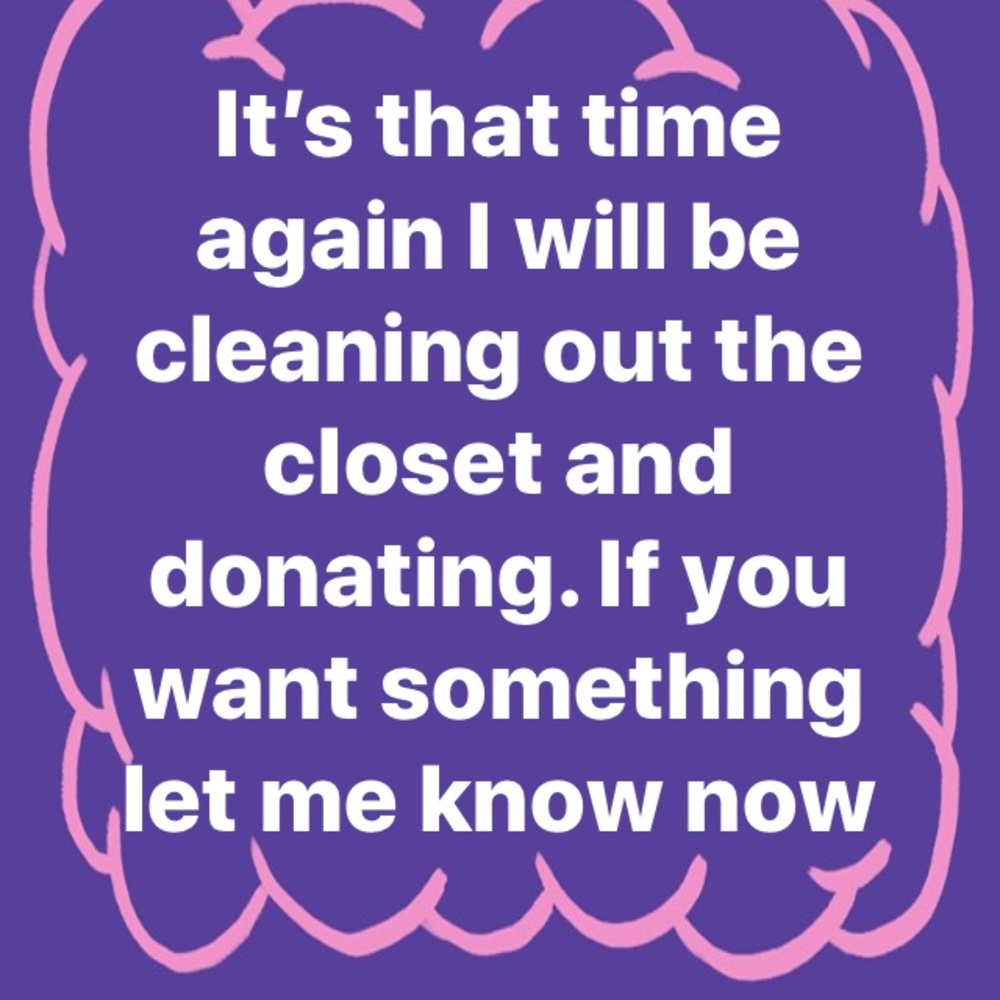 Closet cleanout