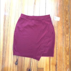 High waist asymmetrical skirt, medium