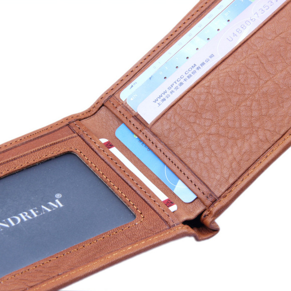 Scorpion Leather Bifold Wallet for Men - Picture 3 of 8