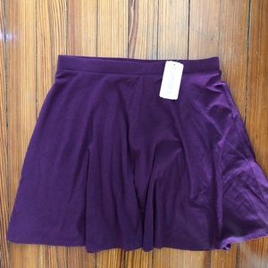 Purple skater skirt