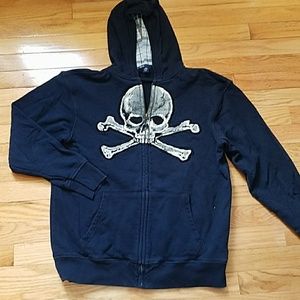 GAP boys skull hoodie