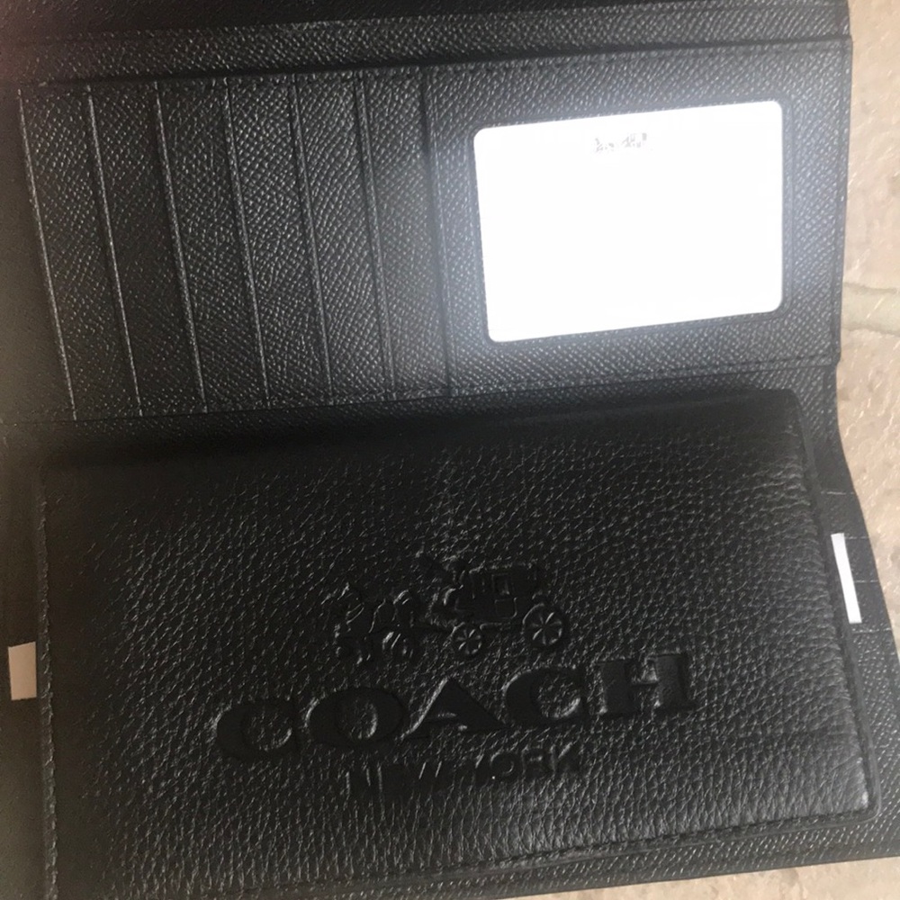 Leather Coach Wallet - Picture 2 of 4