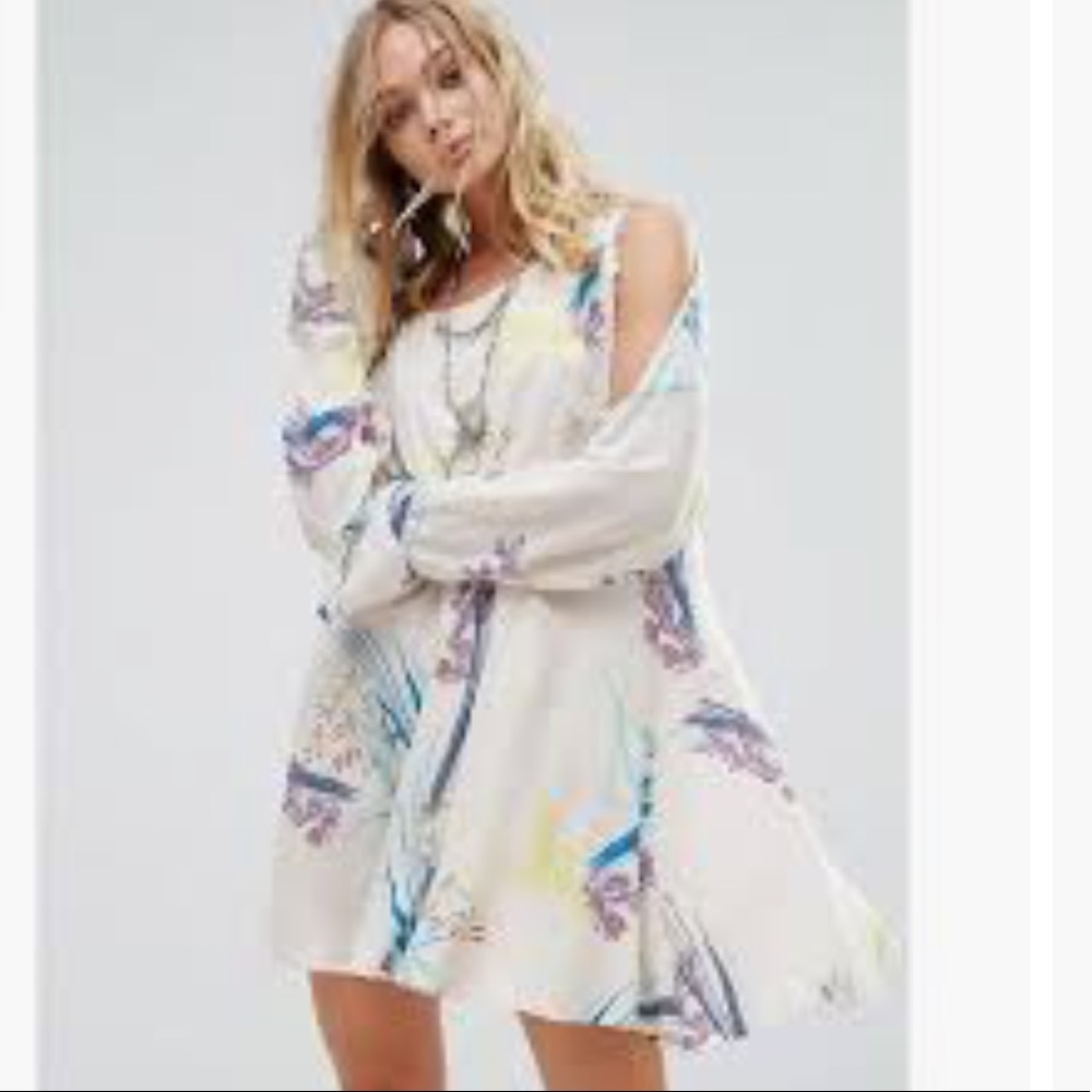 NWT Free People Clear Skies Cold Shouldr Dres