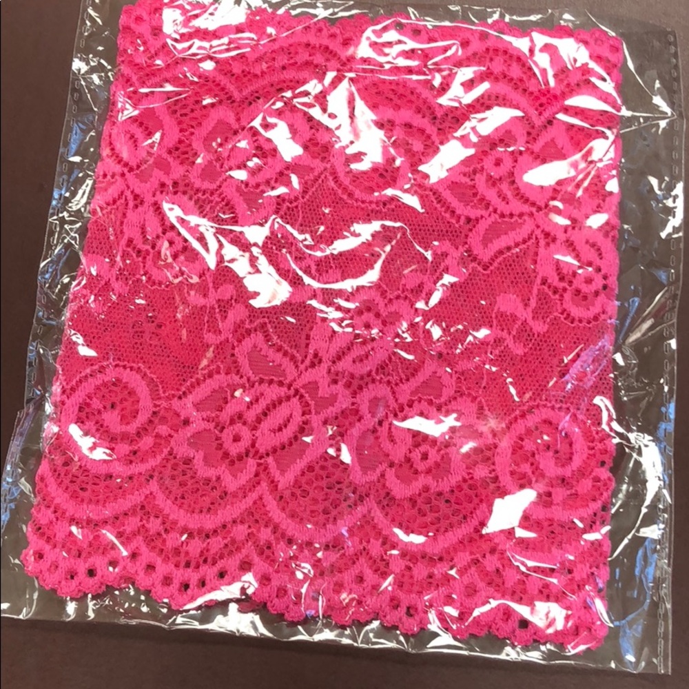 Boot toppers   Pink lace