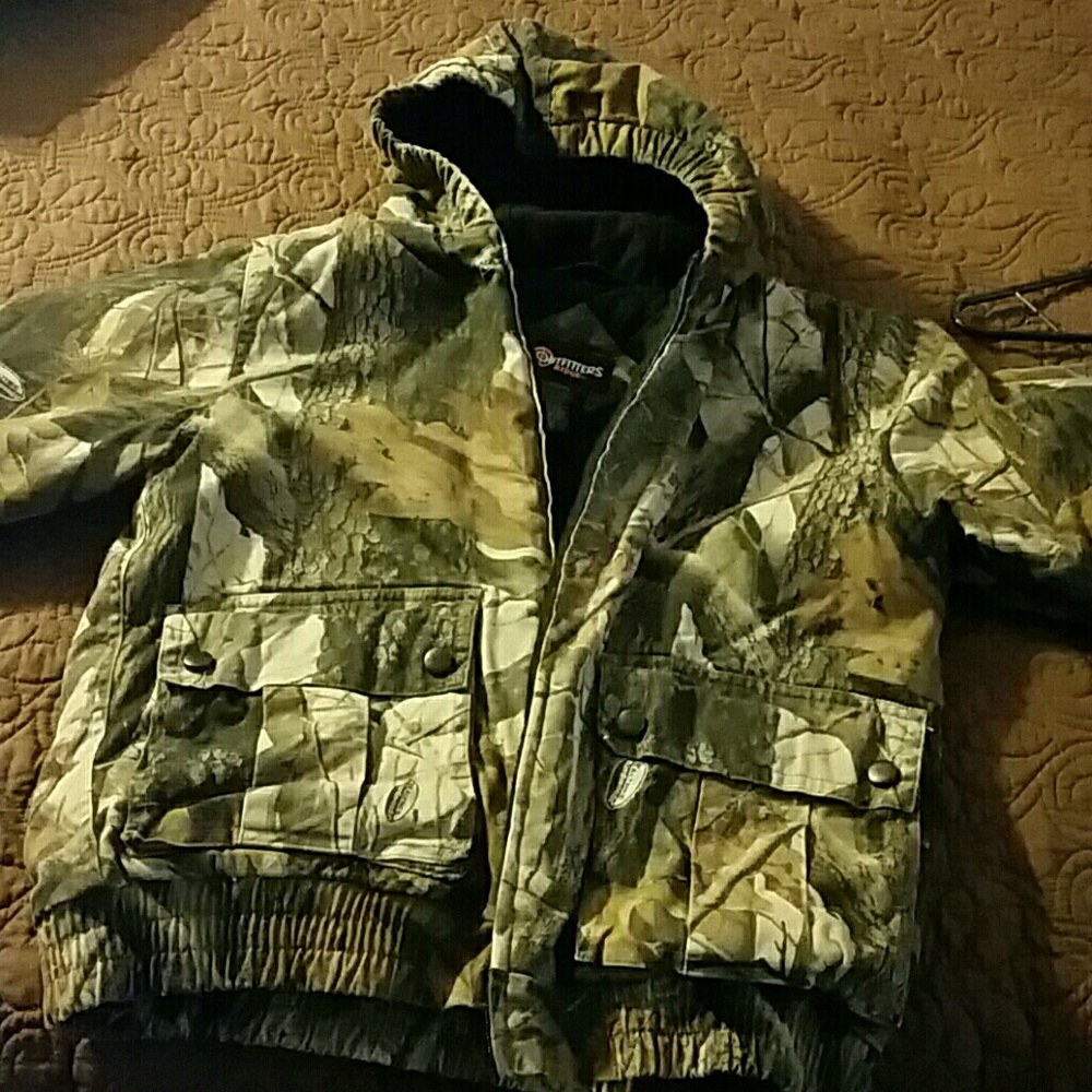 Boys Camouflage Coat Like New