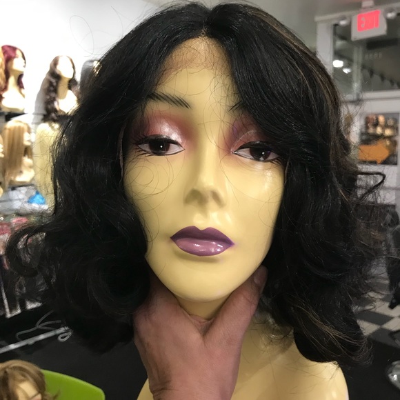 Wig Swisslace Shoulder Length Deep Wave highlights main image 8