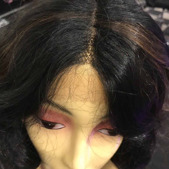 Wig Swisslace Shoulder Length Deep Wave highlights main image 4