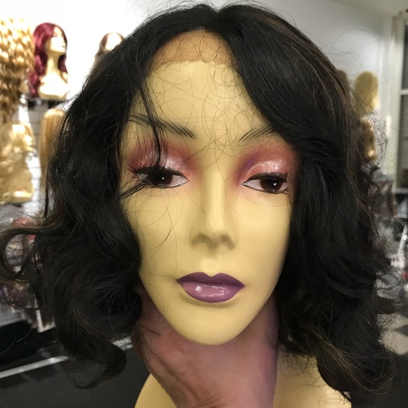 Wig Swisslace Shoulder Length Deep Wave highlights main image 6