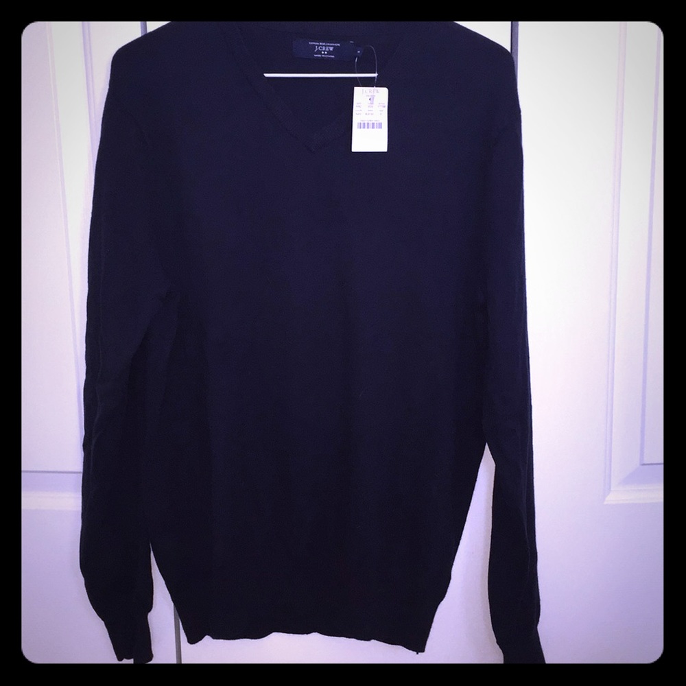 J. Crew V-Neck Sweater in Navy