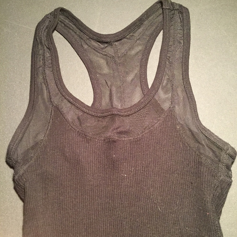 ❌SOLD❌Guess Black Rib Racerback Tank