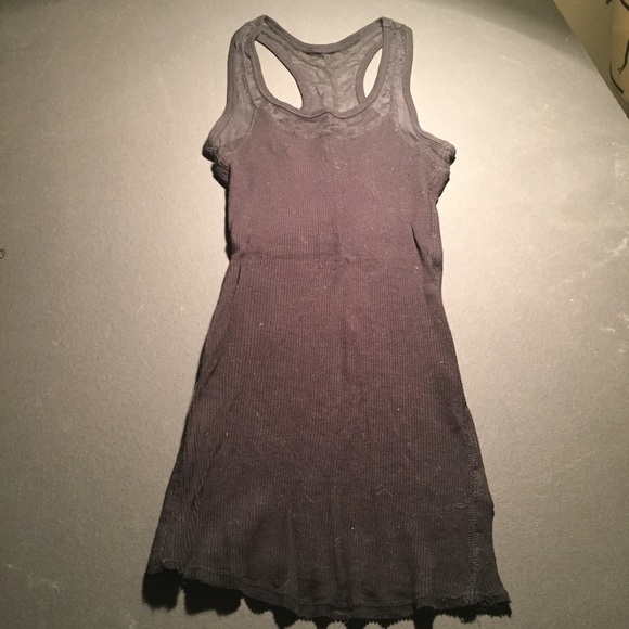 ❌SOLD❌Guess Black Rib Racerback Tank - Picture 3 of 7