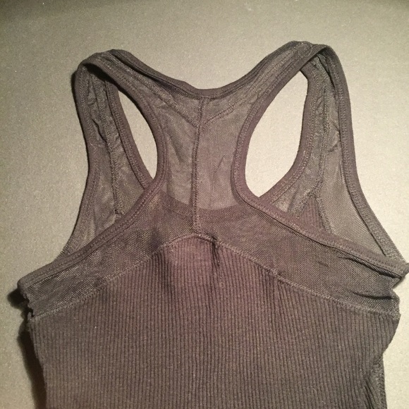 ❌SOLD❌Guess Black Rib Racerback Tank - Picture 2 of 7