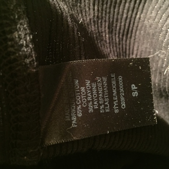 ❌SOLD❌Guess Black Rib Racerback Tank - Picture 7 of 7