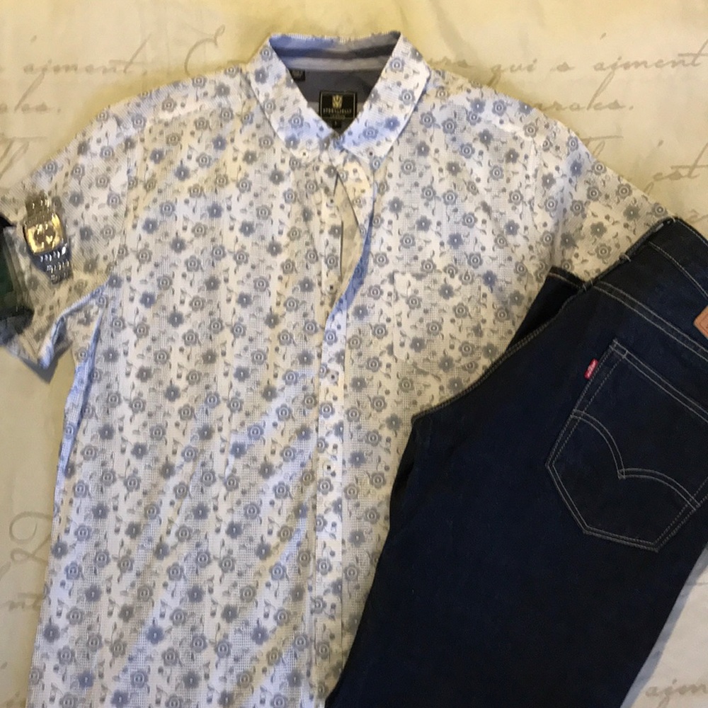 Men’s Steel & Jelly Short Sleeved Shirt