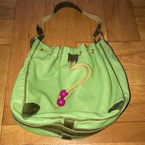 Green & hot pink Marc by Marc Jacobs
