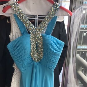 Sherri Hill Blue Cocktail Dress