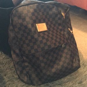 Brown back pack