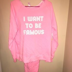 Pink No Boundaries Sweatsuit