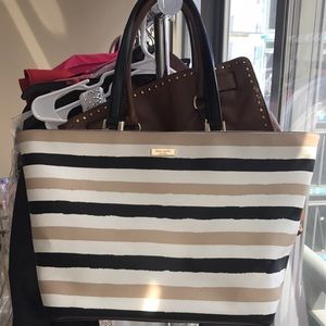 Kate Spade Stripe Tote Purse