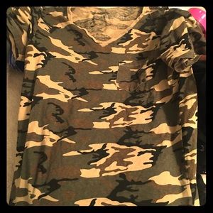 Camouflage women's shirt