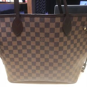 Louis Vuitton Damier Ebene Neverfull MM Bag