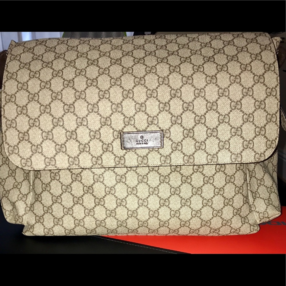 Gucci diaper bag