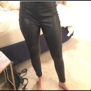 Leather leggings